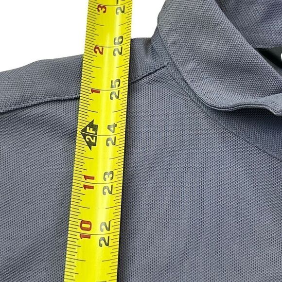 Travis Mathew Men's Striped Short Sleeve Golf Polo Shirt Gray White Size Small - Picture 8 of 16